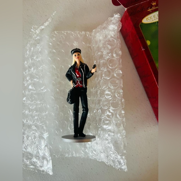 Harley-Davidson barbie ornament hallmark ornament - Picture 3 of 3